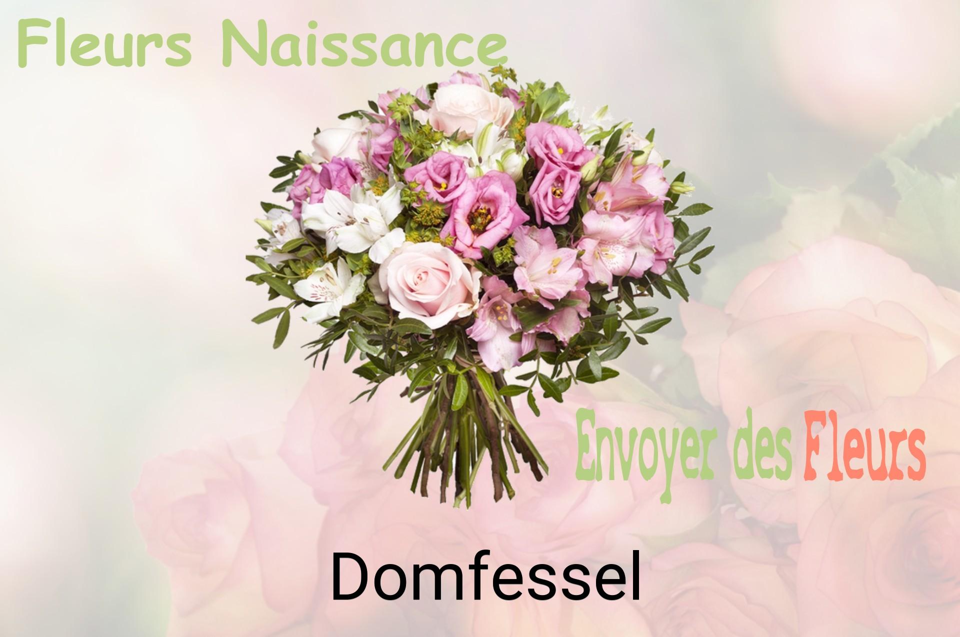 Bouquet de fleurs de naissance livré à Domfessel